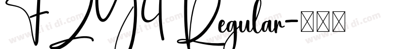 FZY4 Regular字体转换